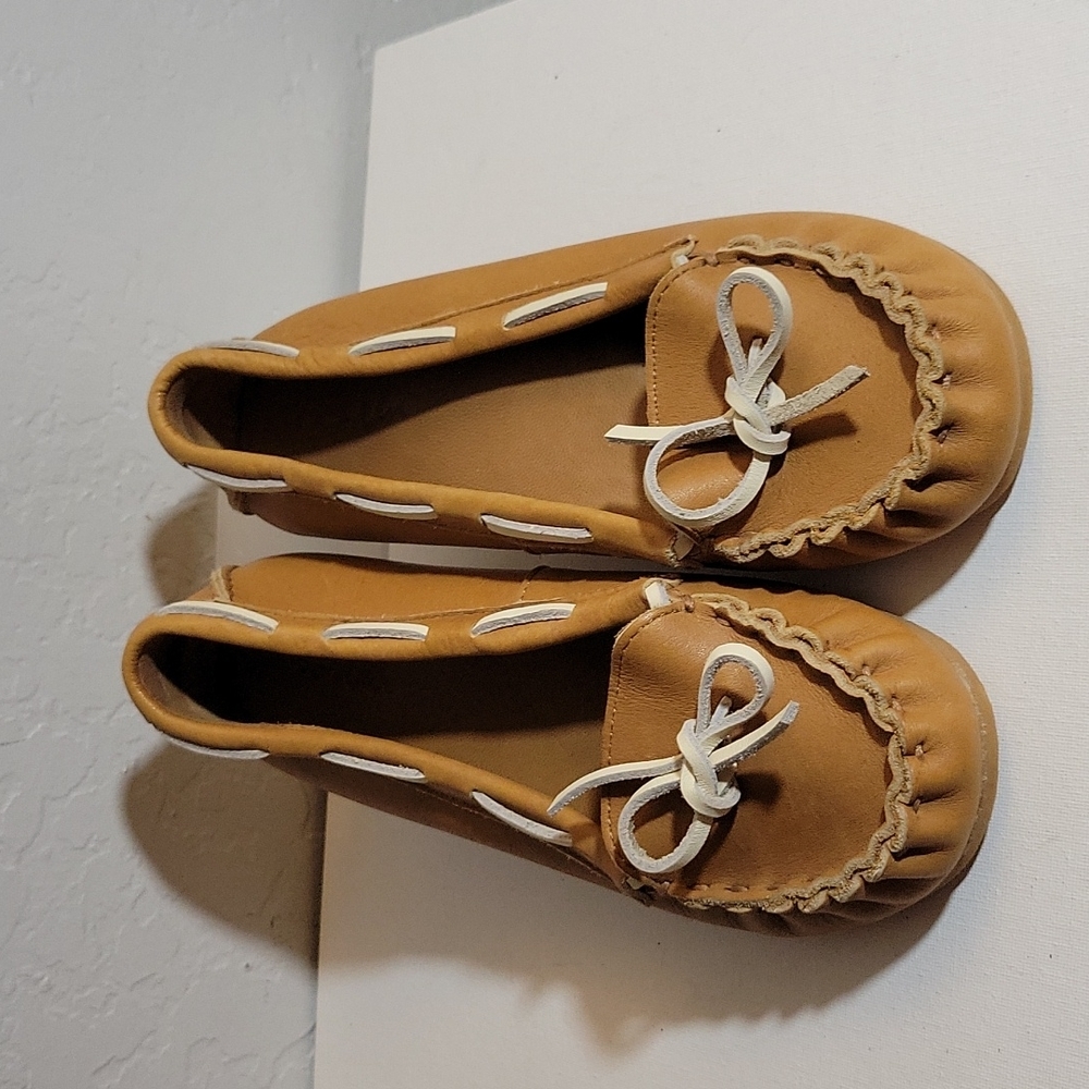 BODEN Leather Moccasin Slippers 38